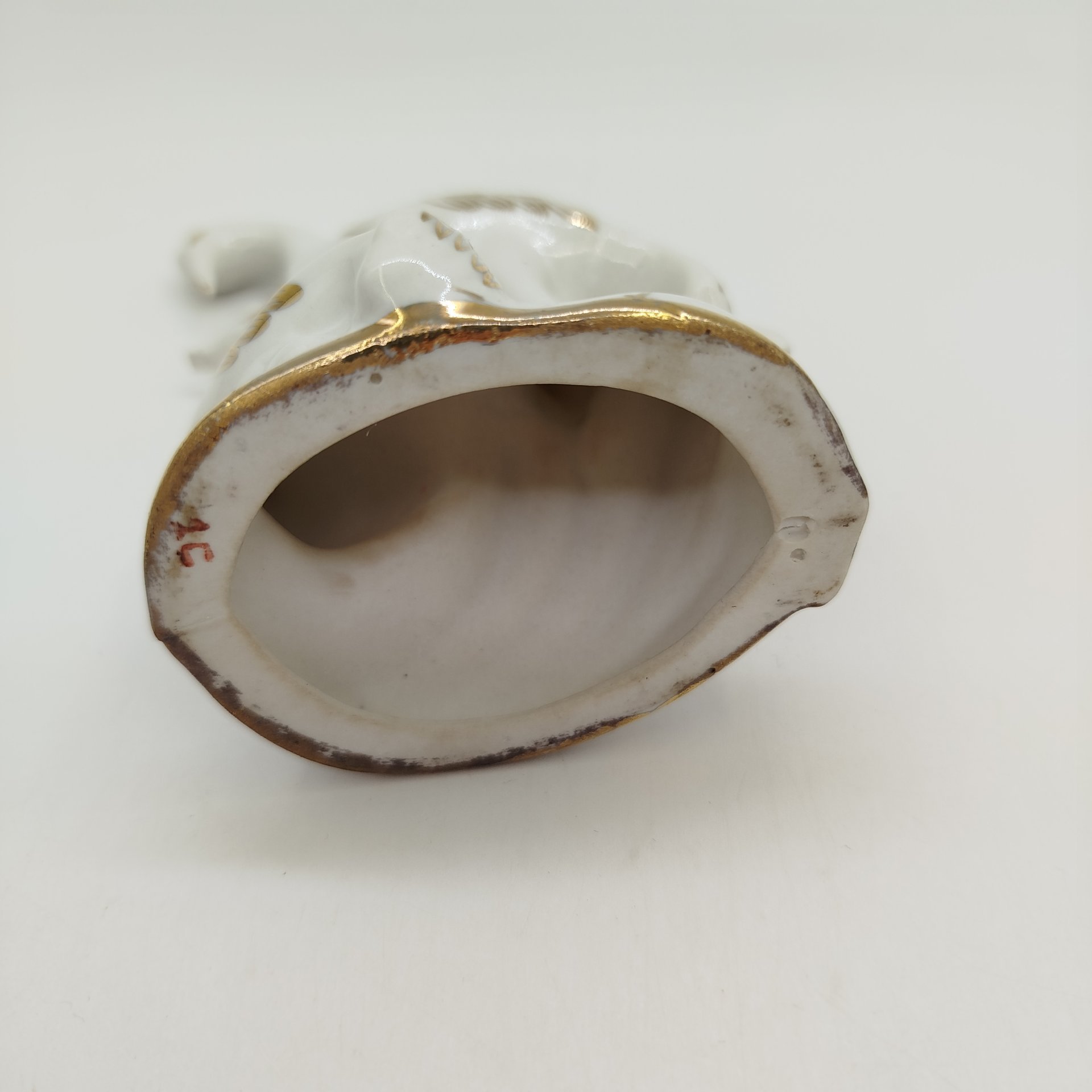 Статуэтка "Аисты", фарфор, золочение, роспись, СССР, 1970-1990 гг.