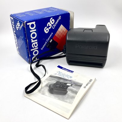 Фотоаппарат мгновенной съемки "Polaroid 636 Closeup"  (полароид) в оригинальной коробке с инструкцией, Polaroid