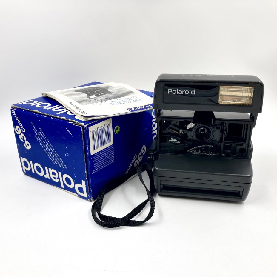 Фотоаппарат мгновенной съемки "Polaroid 636 Closeup"  (полароид) в оригинальной коробке с инструкцией, Polaroid