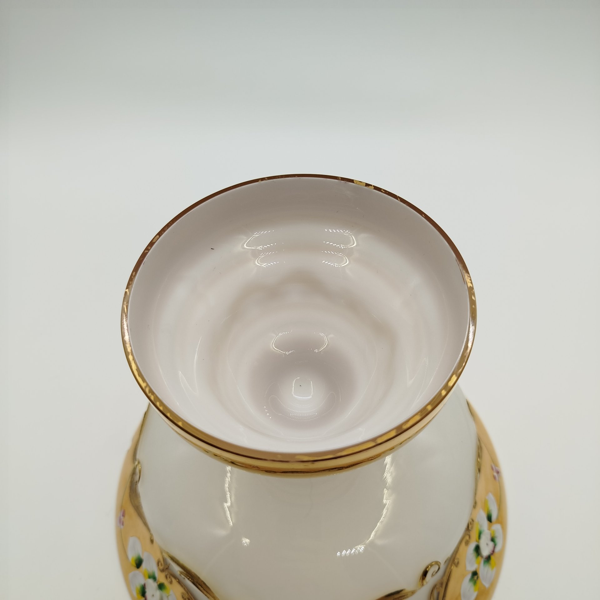 Ваза для фруктов(конфетница), стекло, лепка, смальта, золочение, Bohemia Crystal (Bohemia Glass), Чехия, 1980-2000 гг.