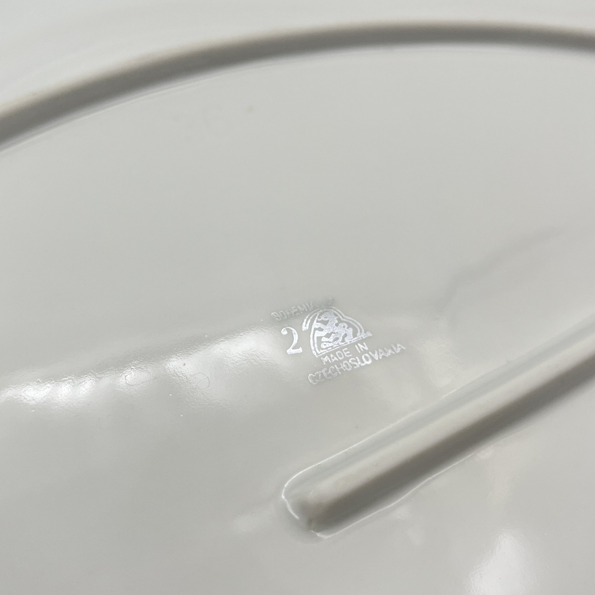 Набор из 2-х сервировочных блюд "Мейсенский букет", фарфор, деколь, золочение, Bohemia (Neurohlau), Чехословакия, 1970-1990 гг.