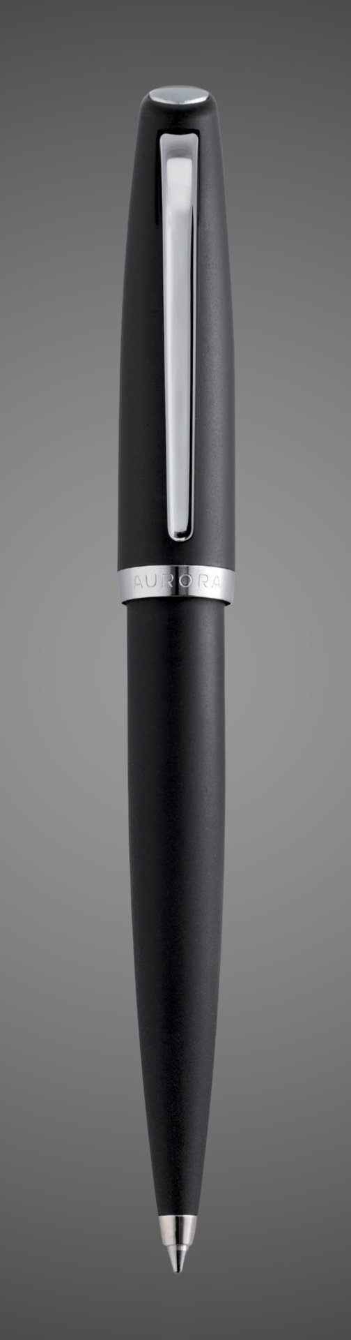 Шариковая ручка Aurora Style Resin Matt black CT, в подарочной коробке, Лаки и смолы: смола, хром