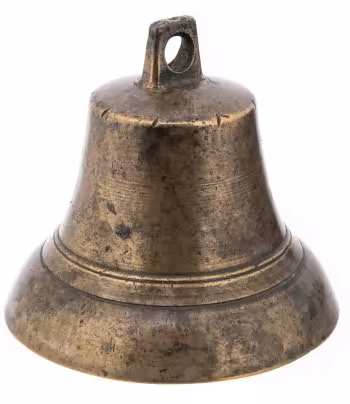 Колокольчик поддужный средний, бронза, литье, Российская Империя, 1870-1917 гг.