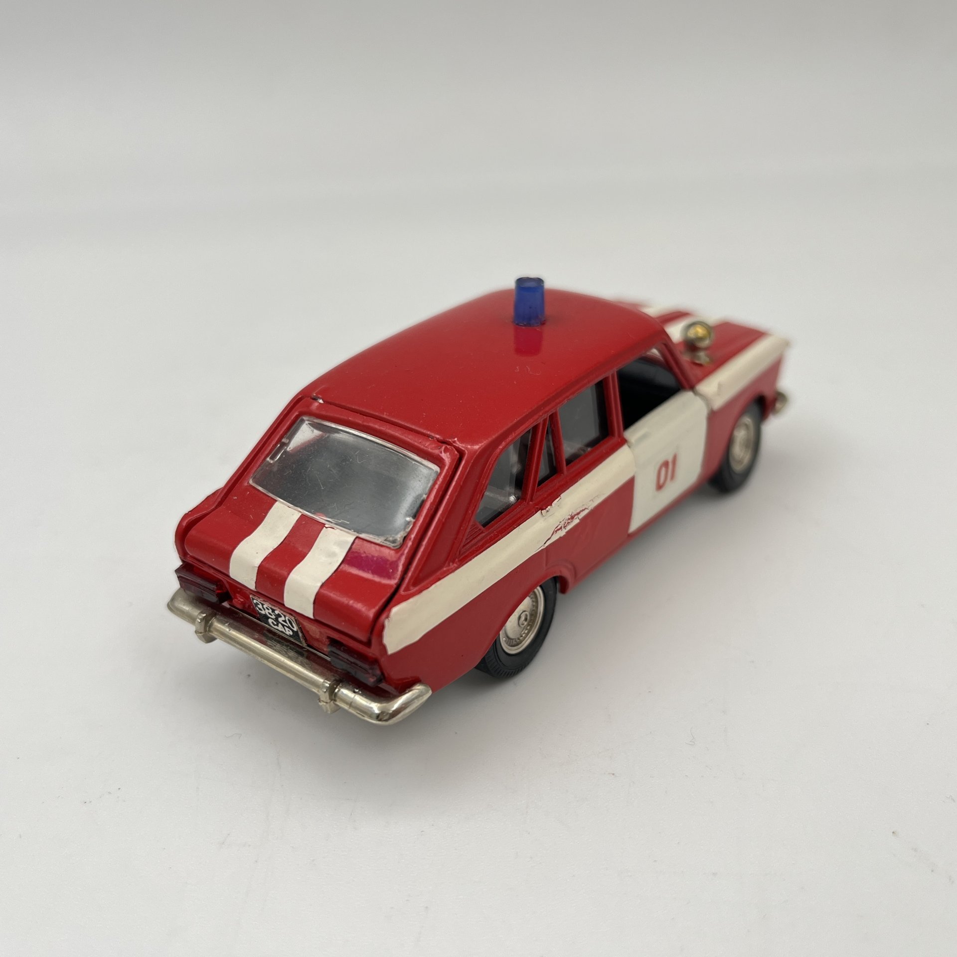 Модель автомобиля "ИЖ-1500 Комби", авторская модель, металл, пластик, СССР, 1980-1990 гг.