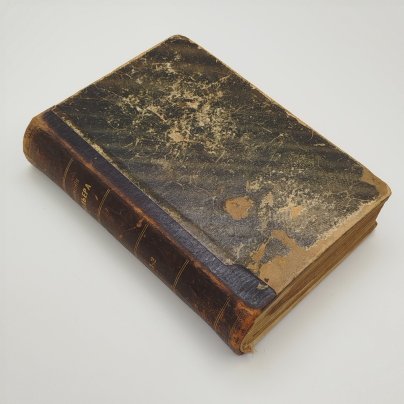 Книга "Полное собрание сочинений Мольера", том 1, бумага, печать, кожаный корешок, Издательство «Товарищество А.Ф. Маркс», Российская империя, 1913 г.