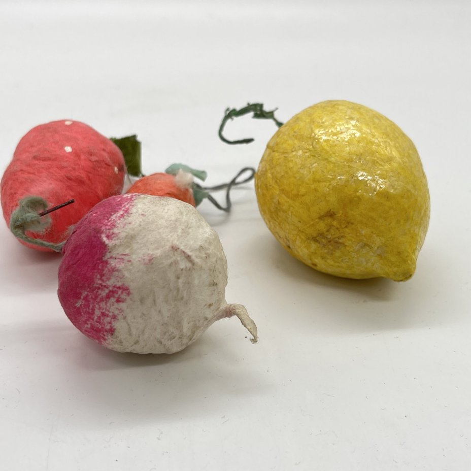 Набор из 4 ёлочных игрушек "Овощи"