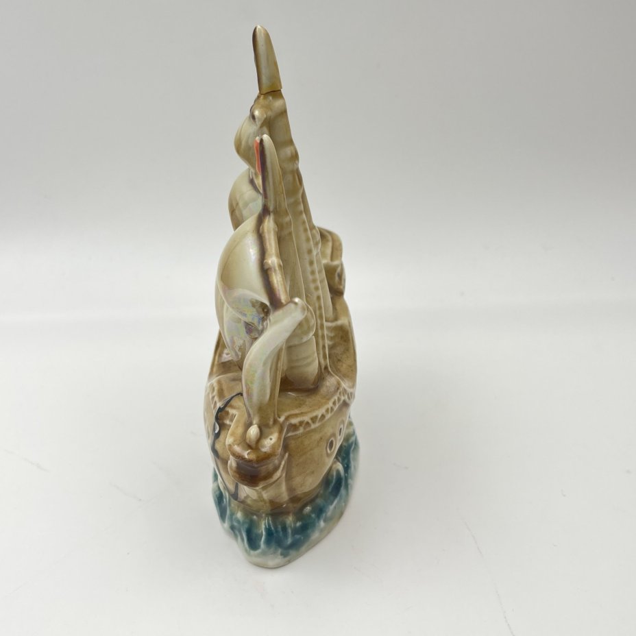 Статуэкта "Парусник", фарфор, роспись, Heinz & Co., Германия, 1954-1972 гг.