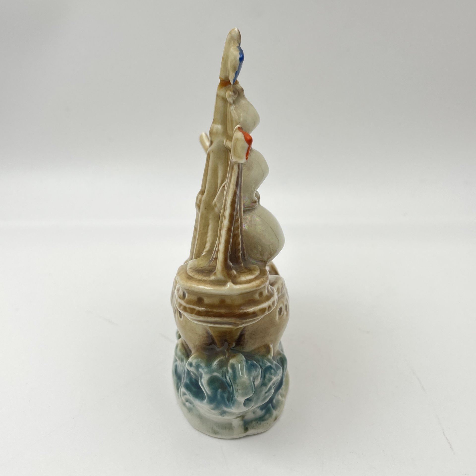 Статуэкта "Парусник", фарфор, роспись, Heinz & Co., Германия, 1954-1972 гг.