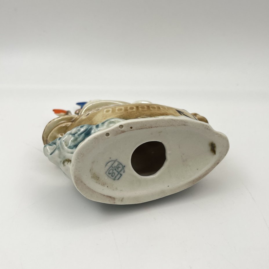 Статуэкта "Парусник", фарфор, роспись, Heinz & Co., Германия, 1954-1972 гг.