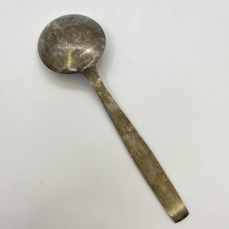 Ложка сервировочная (салатная), мельхиор (медь-никель), Таллинский ювелирный завод, СССР, 1970-1990 гг.