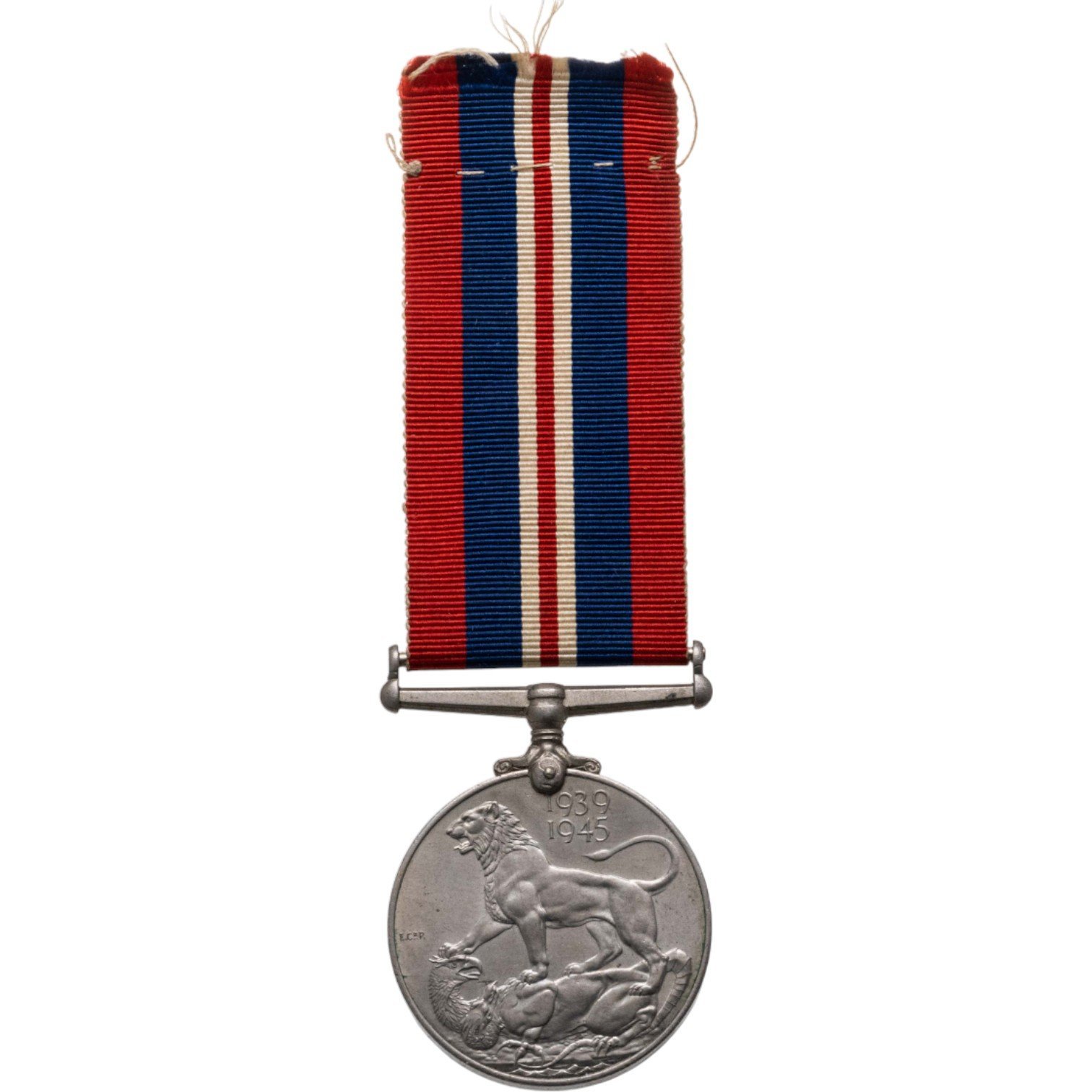 Медаль Войны 1939-1945 гг., медальеры П. Меткалф, Э.К. Престон, мельхиор (медь-никель), Великобритания, 1945-1959 гг.