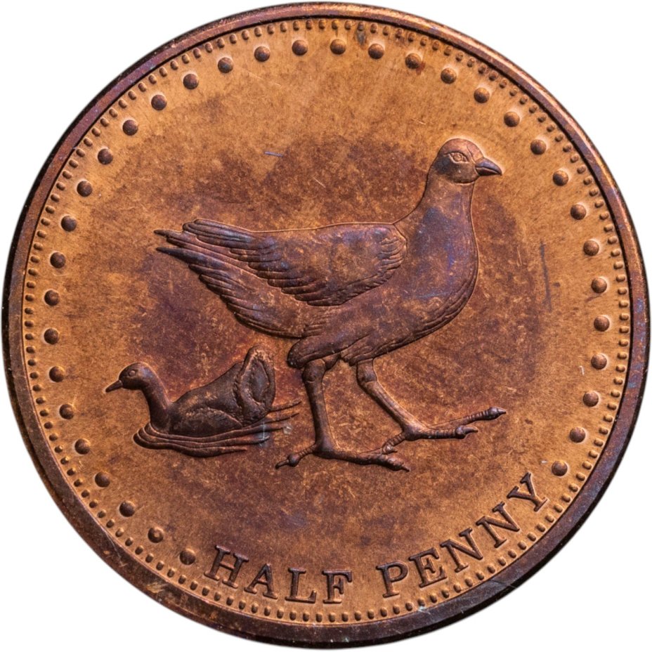 Острова Святой Елены, Вознесения и Тристан-да-Куньи. 1/2 пенни (penny) 2009 Остров Гоф