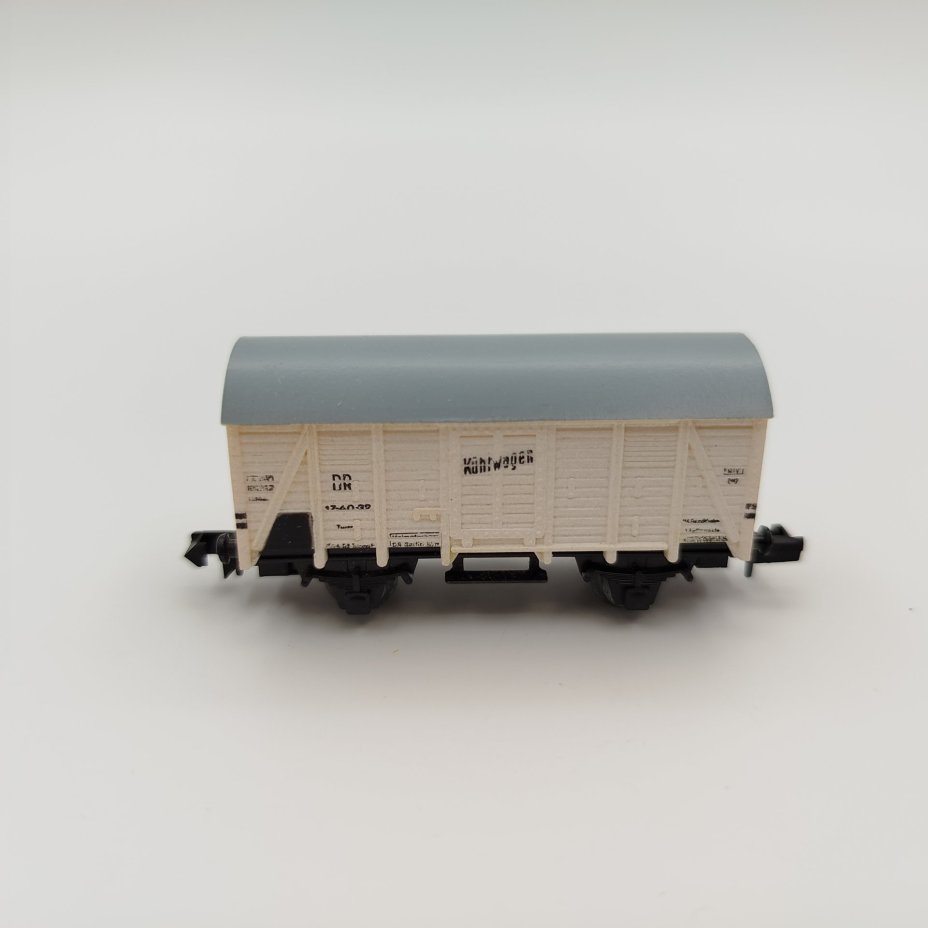 Модель железнодорожного вагона "Kuhlwagen 5/4126-15", в оригинальной коробке, пластик, картон, печать, Piko, ГДР, 1980-1989 гг., Piko