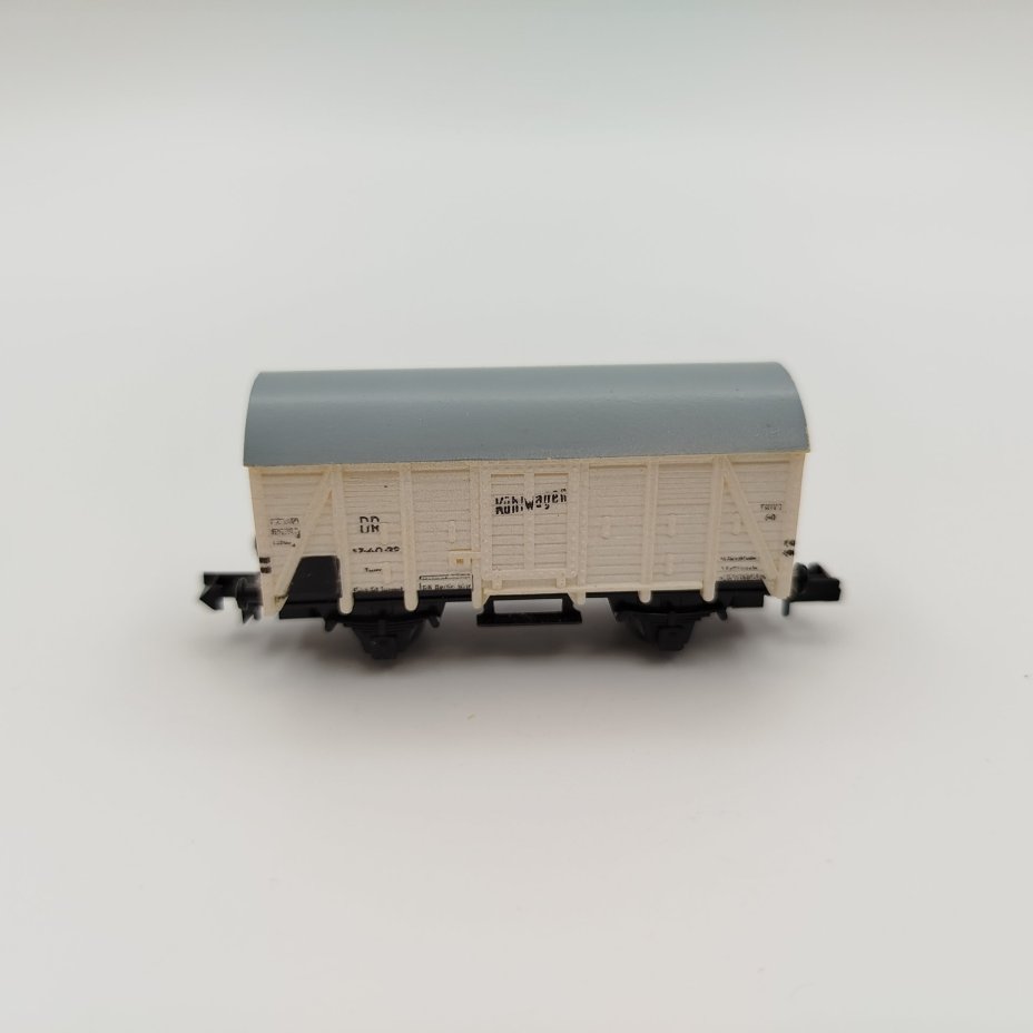 Модель железнодорожного вагона "Kuhlwagen 5/4126-15", в оригинальной коробке, пластик, картон, печать, Piko, ГДР, 1980-1989 гг., Piko