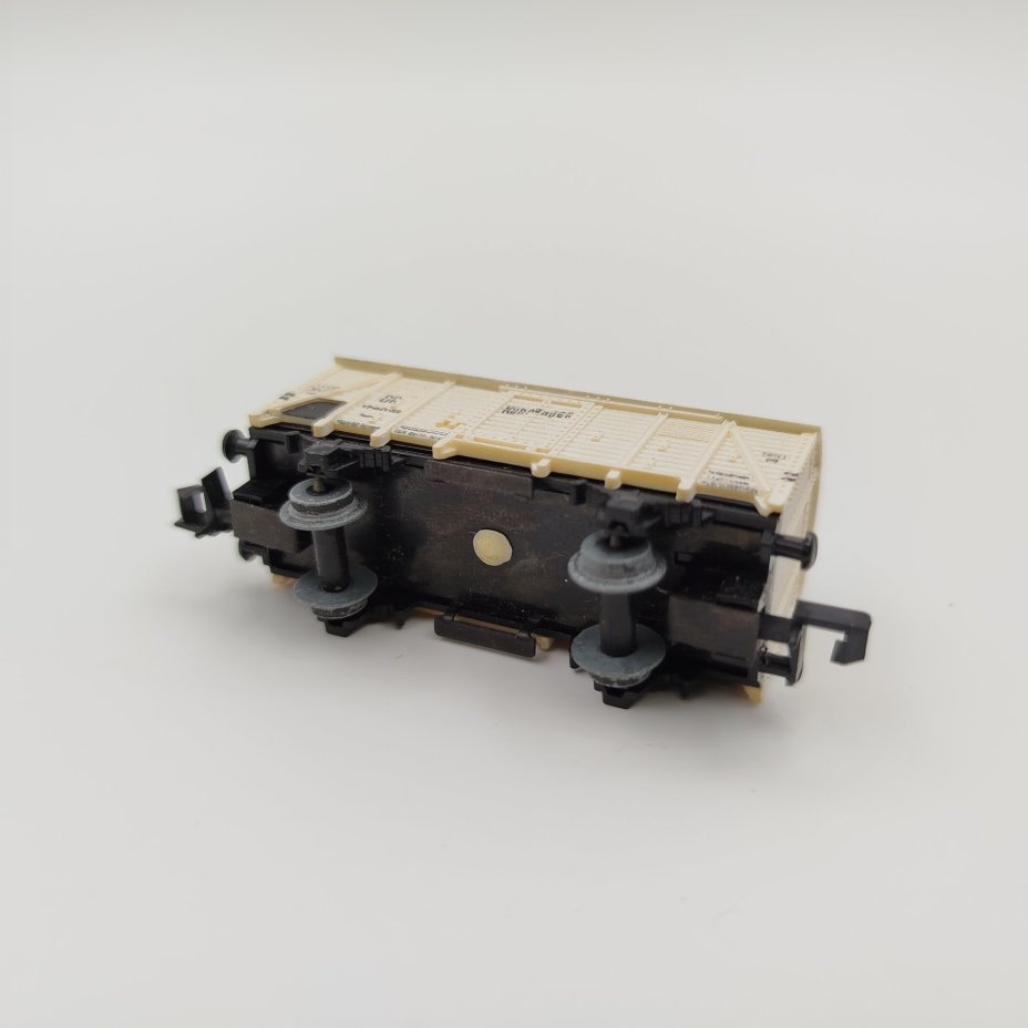 Модель железнодорожного вагона "Kuhlwagen 5/4126-15", в оригинальной коробке, пластик, картон, печать, Piko, ГДР, 1980-1989 гг., Piko