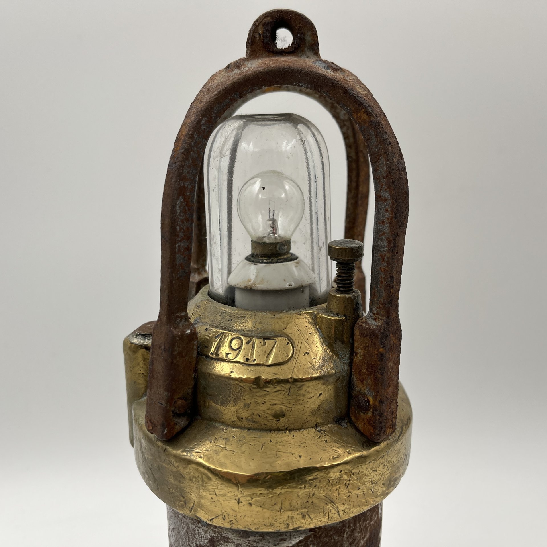 Лампа шахтёрская "Brevets Lemaire"