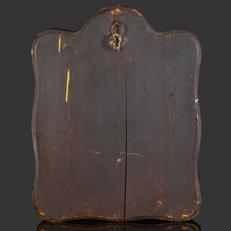 Икона "Господь Вседержитель" в окладе и киоте