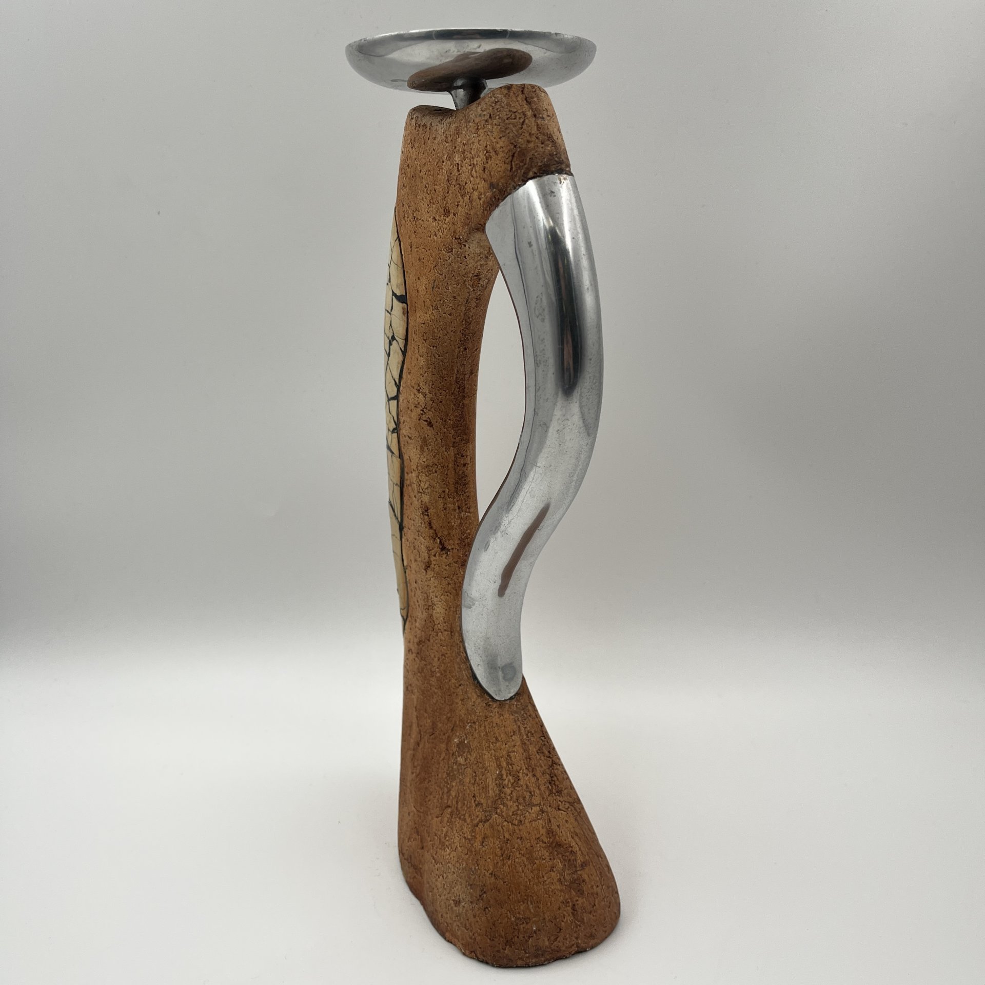 Подсвечник необычной формы, металл, гипс, композитный материал, Западная Европа, 1980-2000 гг.