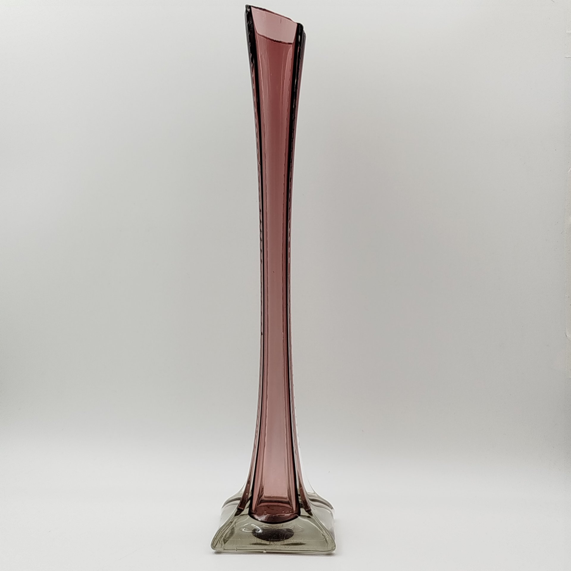 Ваза "Берц" марганцевого оттенка