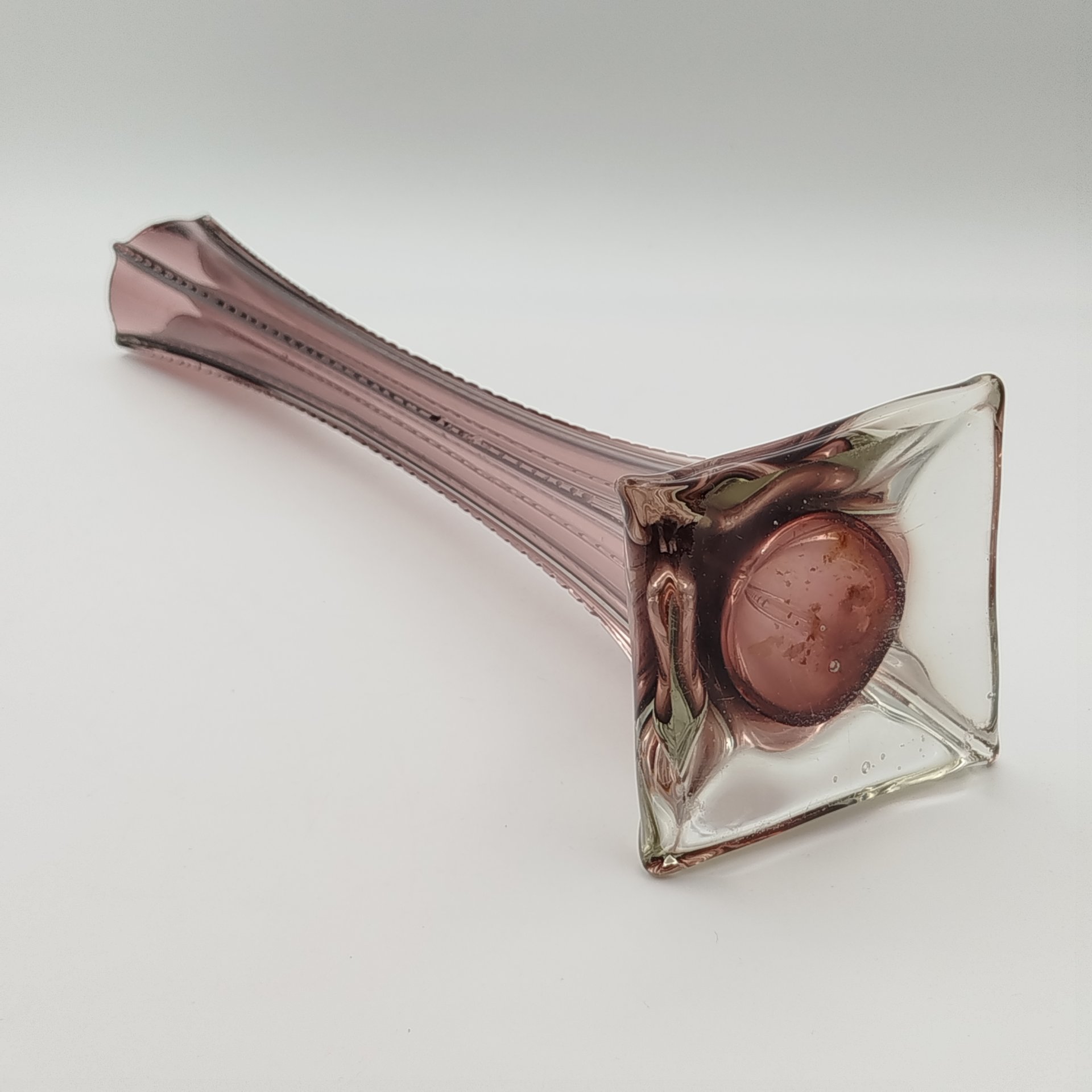 Ваза "Берц" марганцевого оттенка