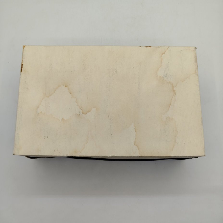 Набор из шести елочных игрушек "Нежность" в родной коробке, стекло, Московский завод ёлочных украшений, СССР, 1970-1990 гг.