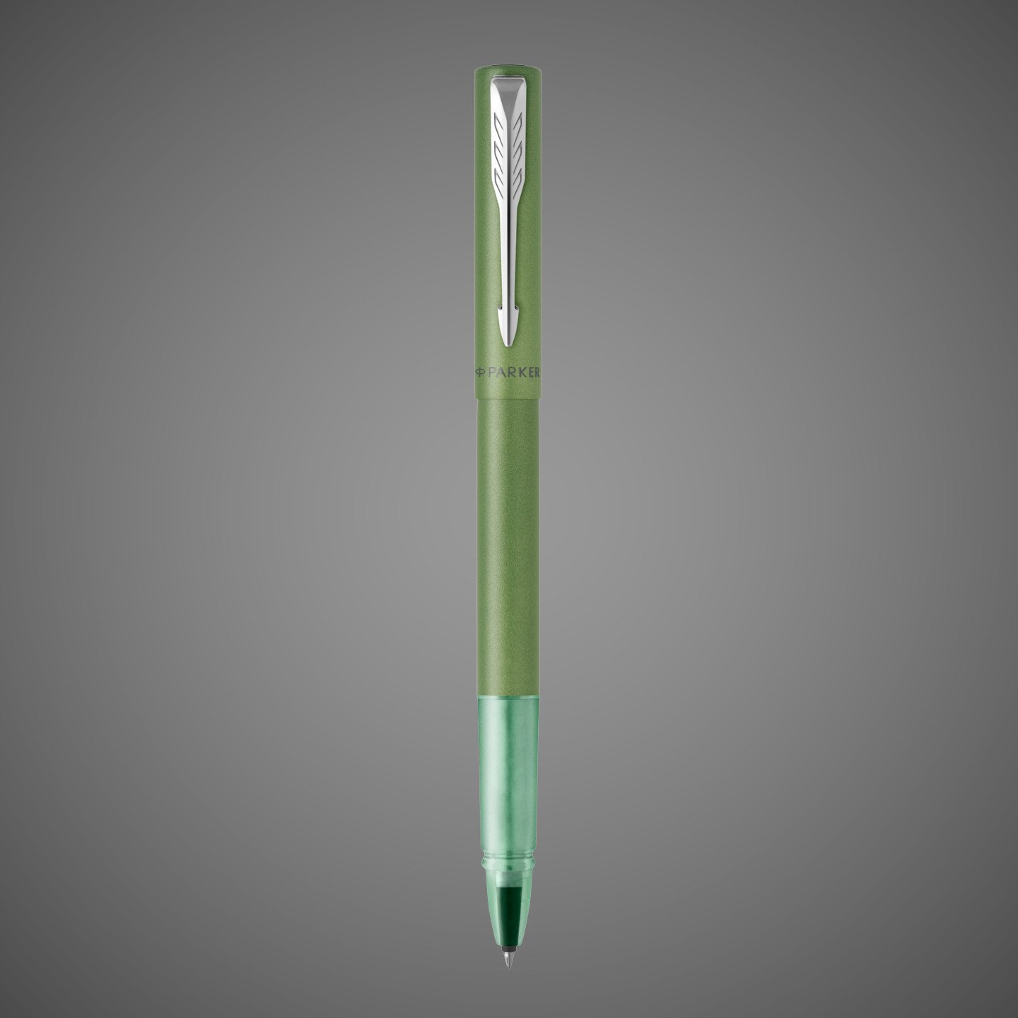 Ручка-роллер Parker Vector XL Green CT, цвет чернил black, стержень: F, в подарочной упаковке., Металлы: нержавеющая сталь, пластик
