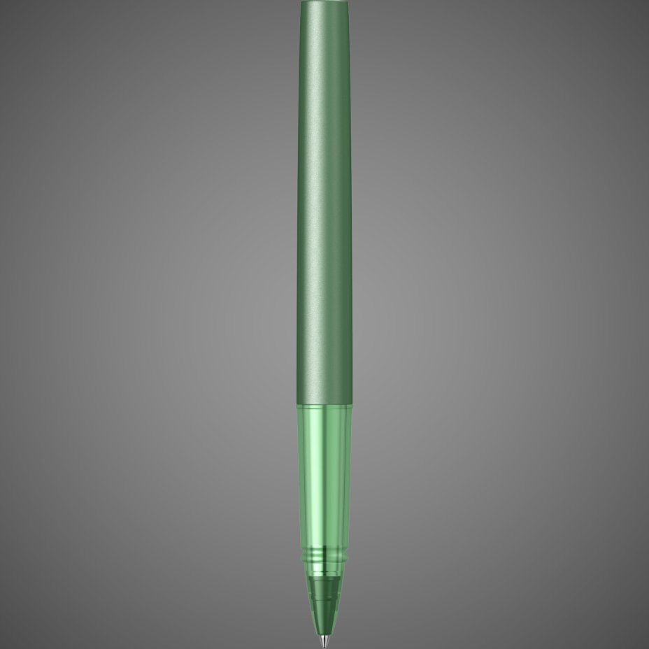 Ручка-роллер Parker Vector XL Green CT, цвет чернил black, стержень: F, в подарочной упаковке., Металлы: нержавеющая сталь, пластик
