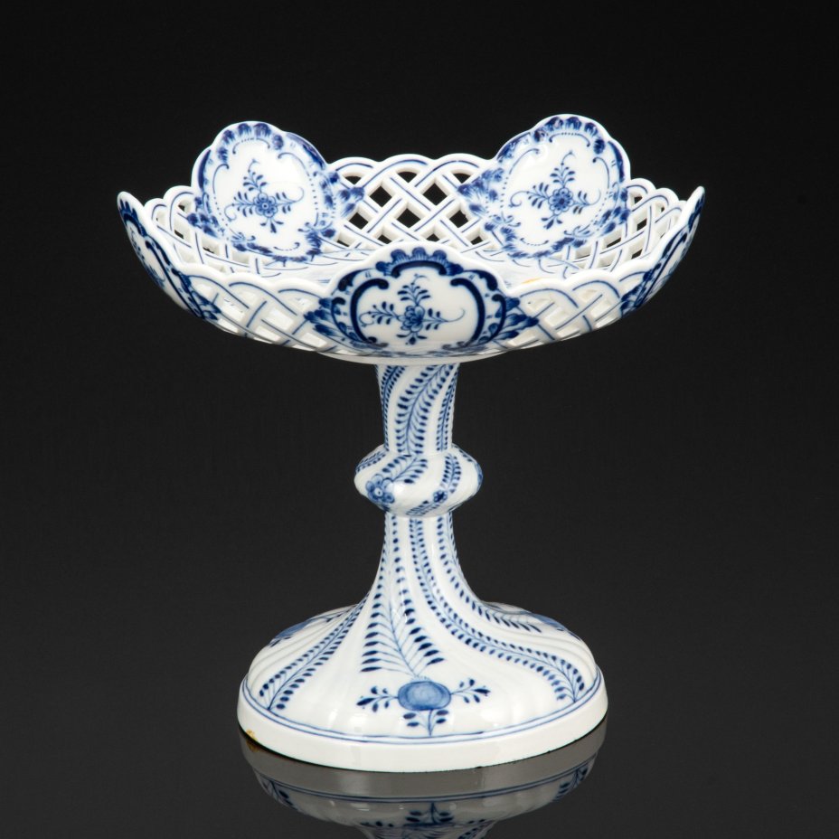 Ваза с кружевным бортом (конфетница), Meissen (Мейсенский фарфор)