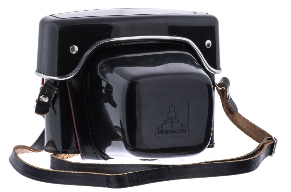 Фотоаппарат "PRAKTICA LTL" с объективом Carl Zeiss Jena 2,8 /50 в оригинальном чехле,  металл, пластик, Pentacon, ГДР. 1973 г.., Pentacon
