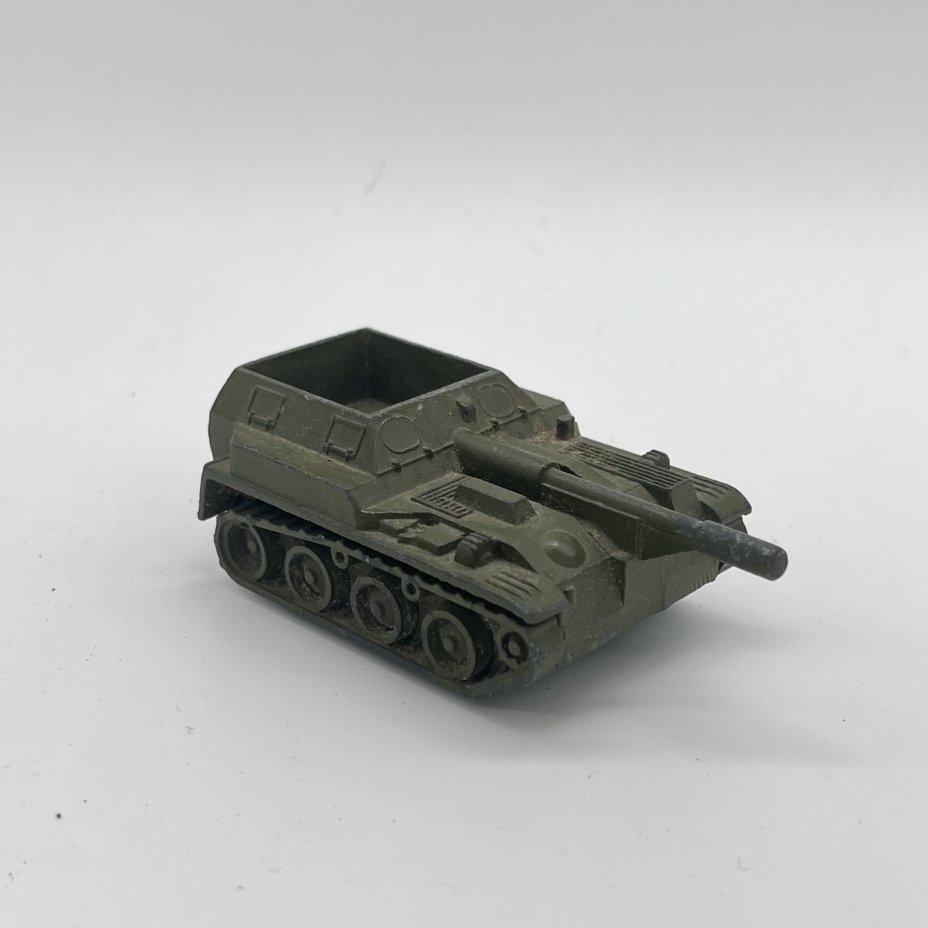 Масштабная модель "Самоходная артиллерийская установка" из серии "Военная техника", металл, пластик, Тульский патронный завод (ТПЗ), СССР, 1970-1990 гг.