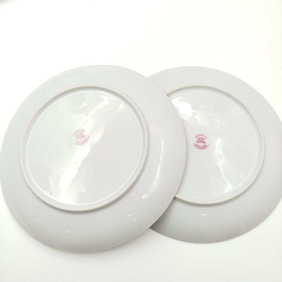 Набор из 6-ти тарелок с геометрическим декором, Cornelia Loucky Carlsbad