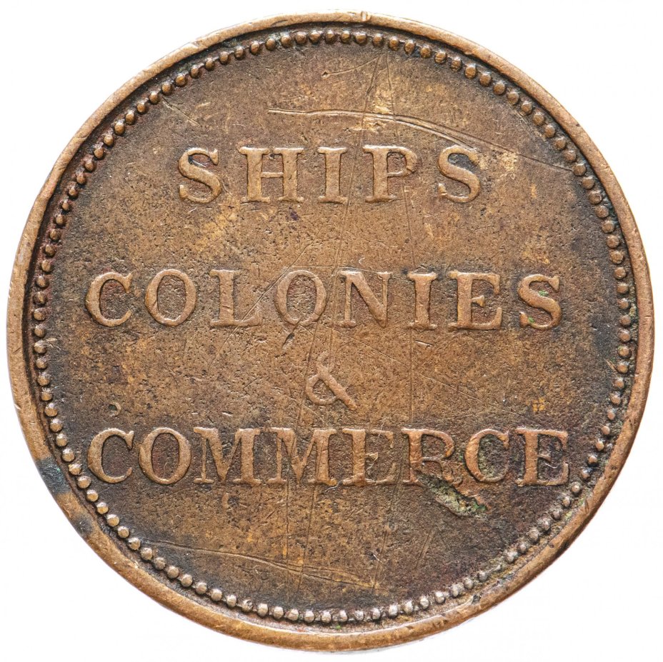 Жетон Канада "Ships colonies & commerce"