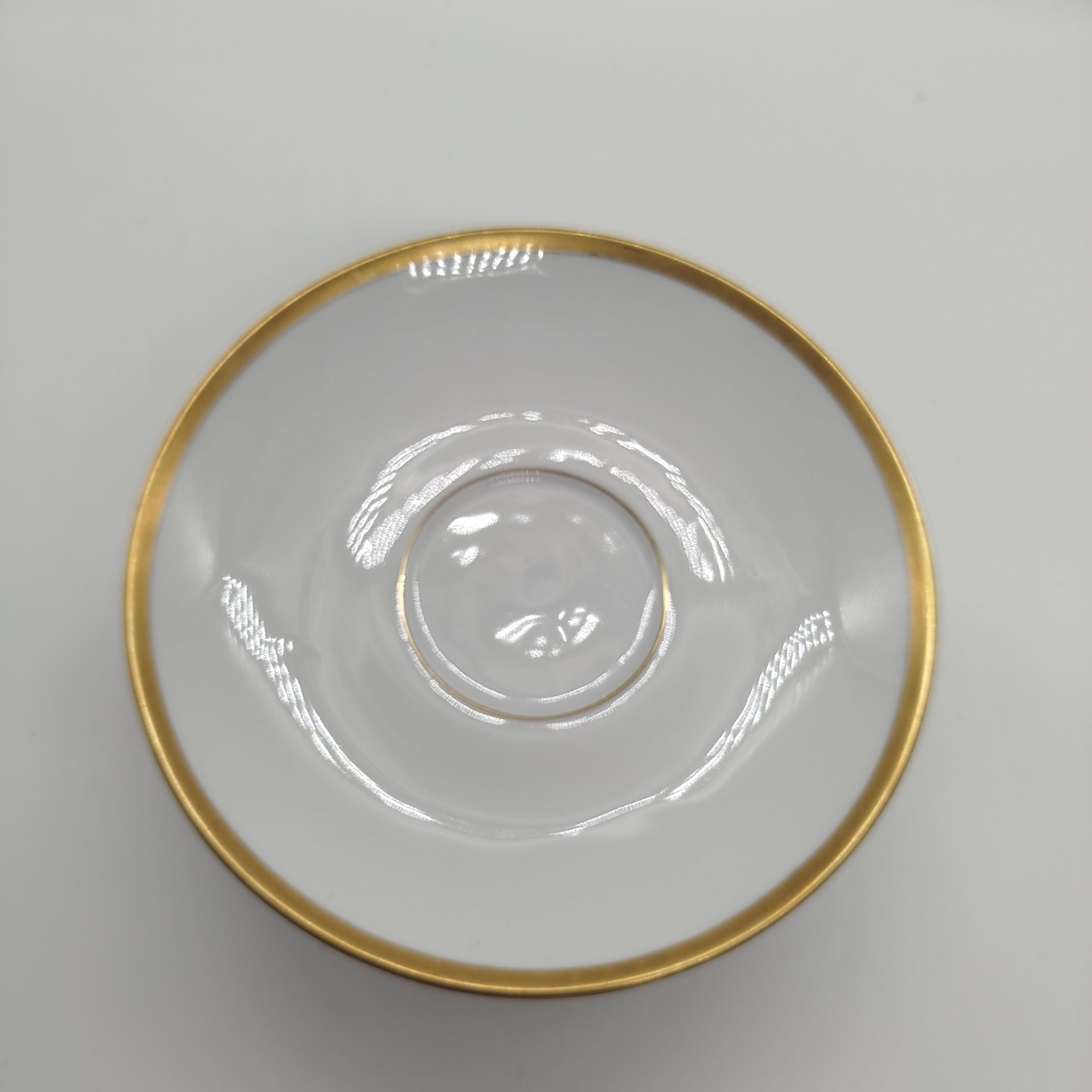 Набор из 6 блюдец, фарфор, золочение, Eschenbach, Германия, 1930-1950 гг.