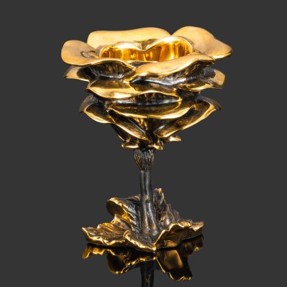 Вазочка - подсвечник "Роза"