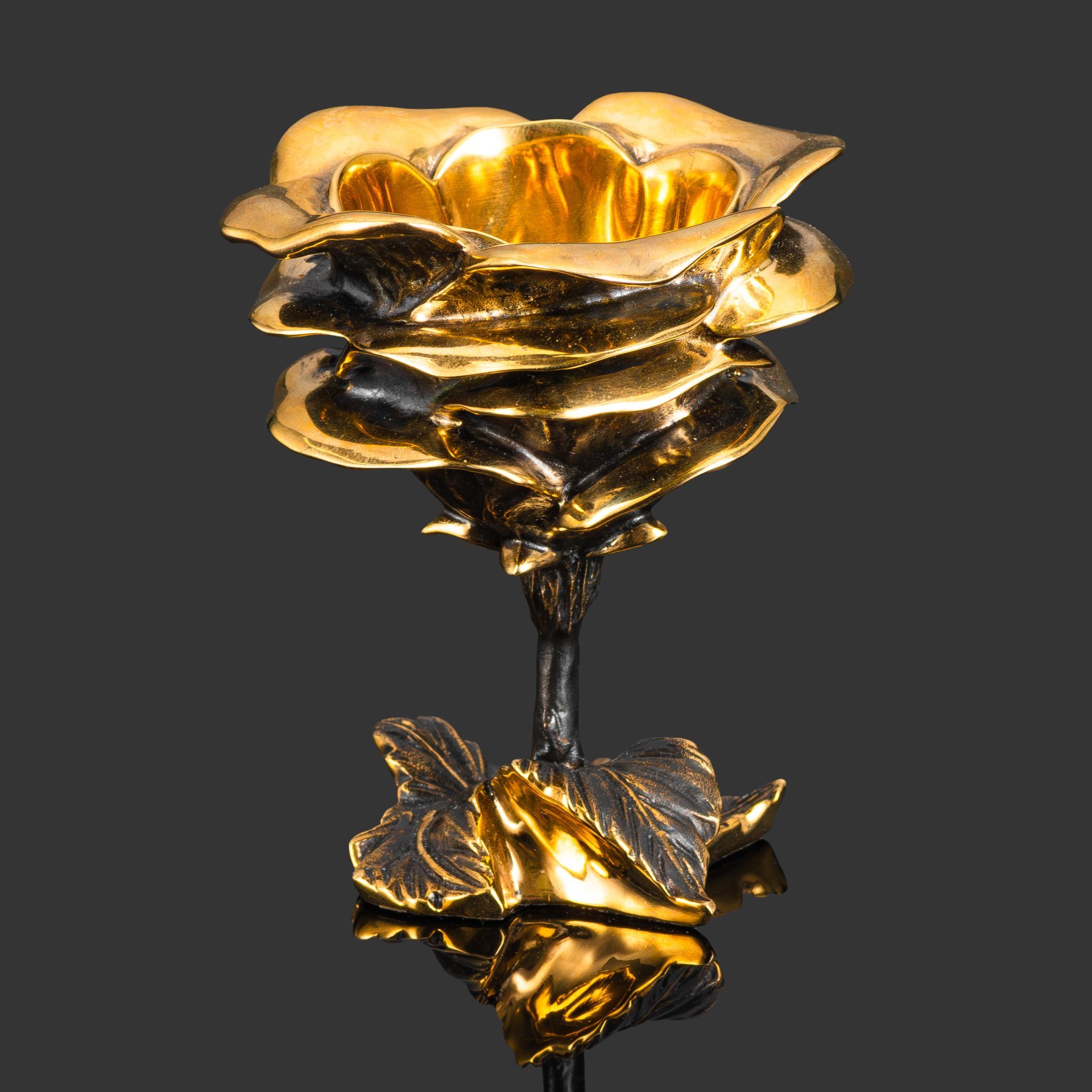 Вазочка - подсвечник "Роза"