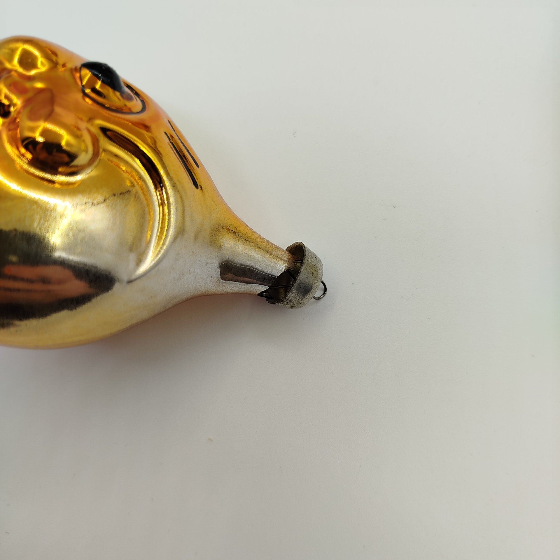 Набор из шести ёлочных игрушек, стекло, металл, роспись, СССР, 1960-1980 гг.