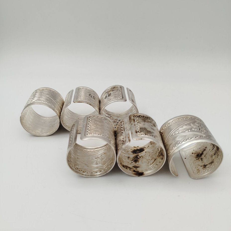 Набор колец для салфеток на 6 персон