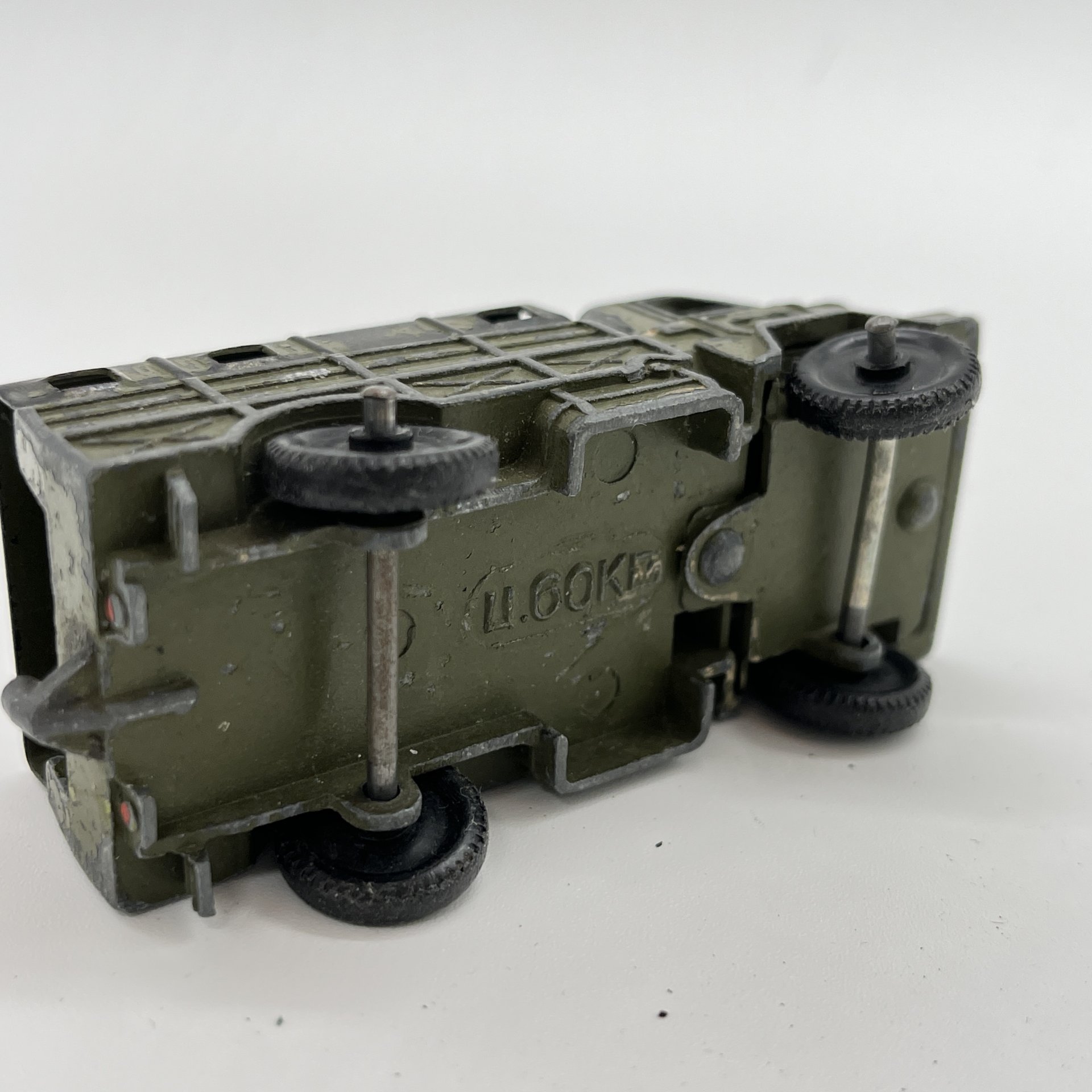 Масштабная модель "Десантный автомобиль" из серии "Военная техника", металл, пластик, Тульский патронный завод (ТПЗ), СССР, 1970-1990 гг.