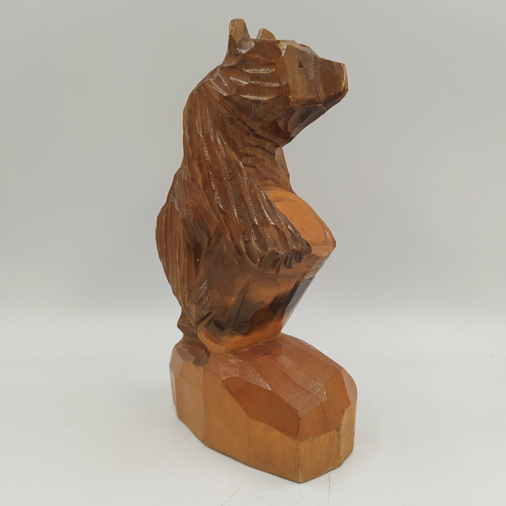 Статуэтка "Медведь", дерево, резьба, СССР, 1970-1990 гг.