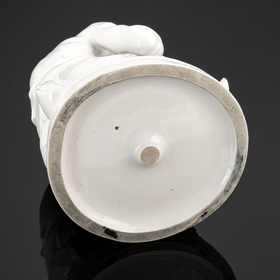 Скульптура "Шахтер", скульптор Paul Berger (Поль Бергер), Meissen (Мейсенский фарфор), Meissener Porzellan (Мейсенский фарфор)