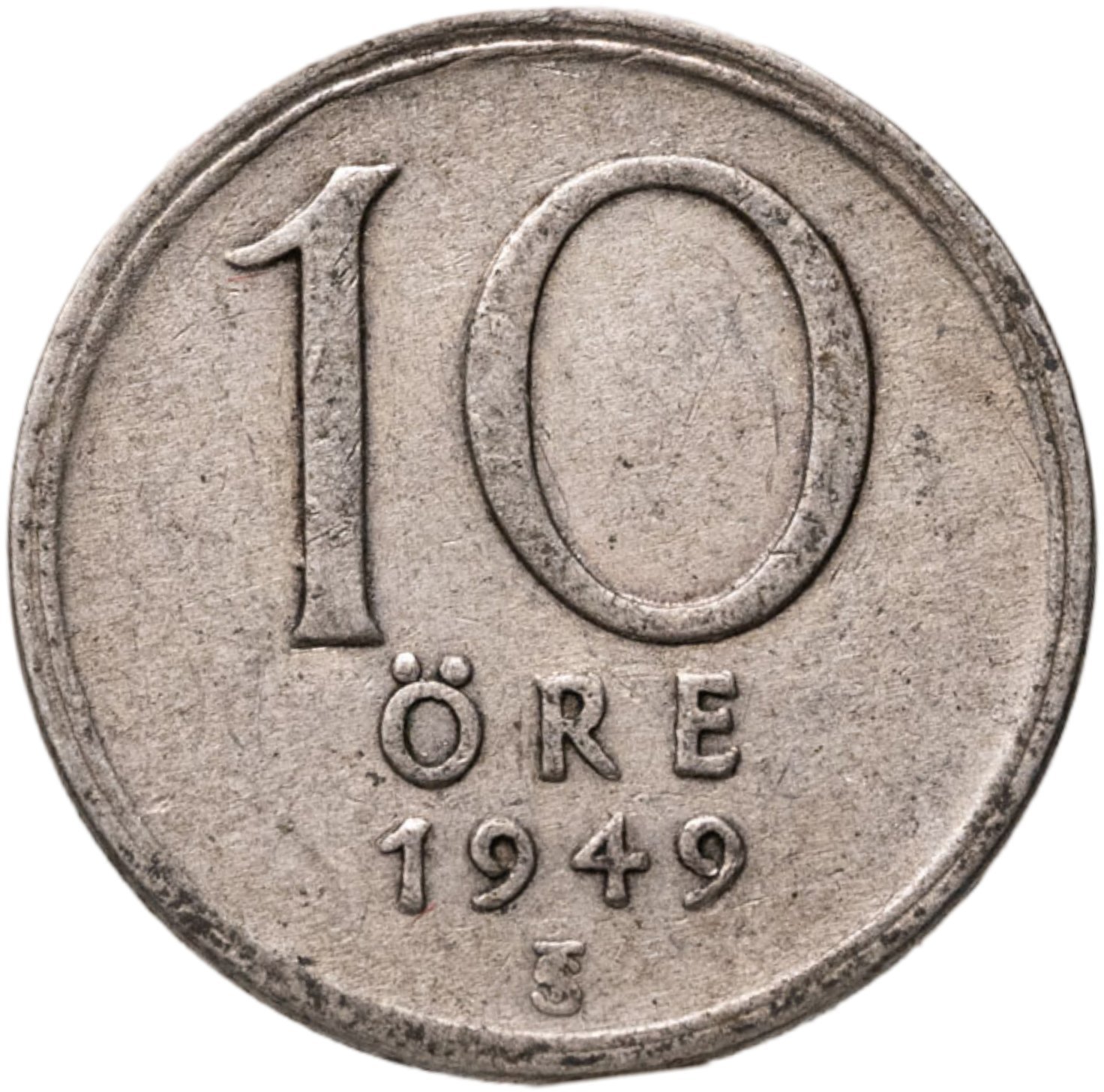 Швеция 10 эре (ore) 1949