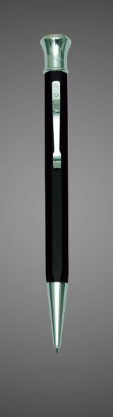 Механический карандаш Aurora Permanento Black CT, в подарочной коробке, Металлы: сталь, хром