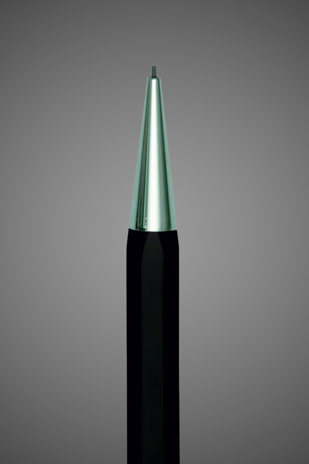 Механический карандаш Aurora Permanento Black CT, в подарочной коробке, Металлы: сталь, хром