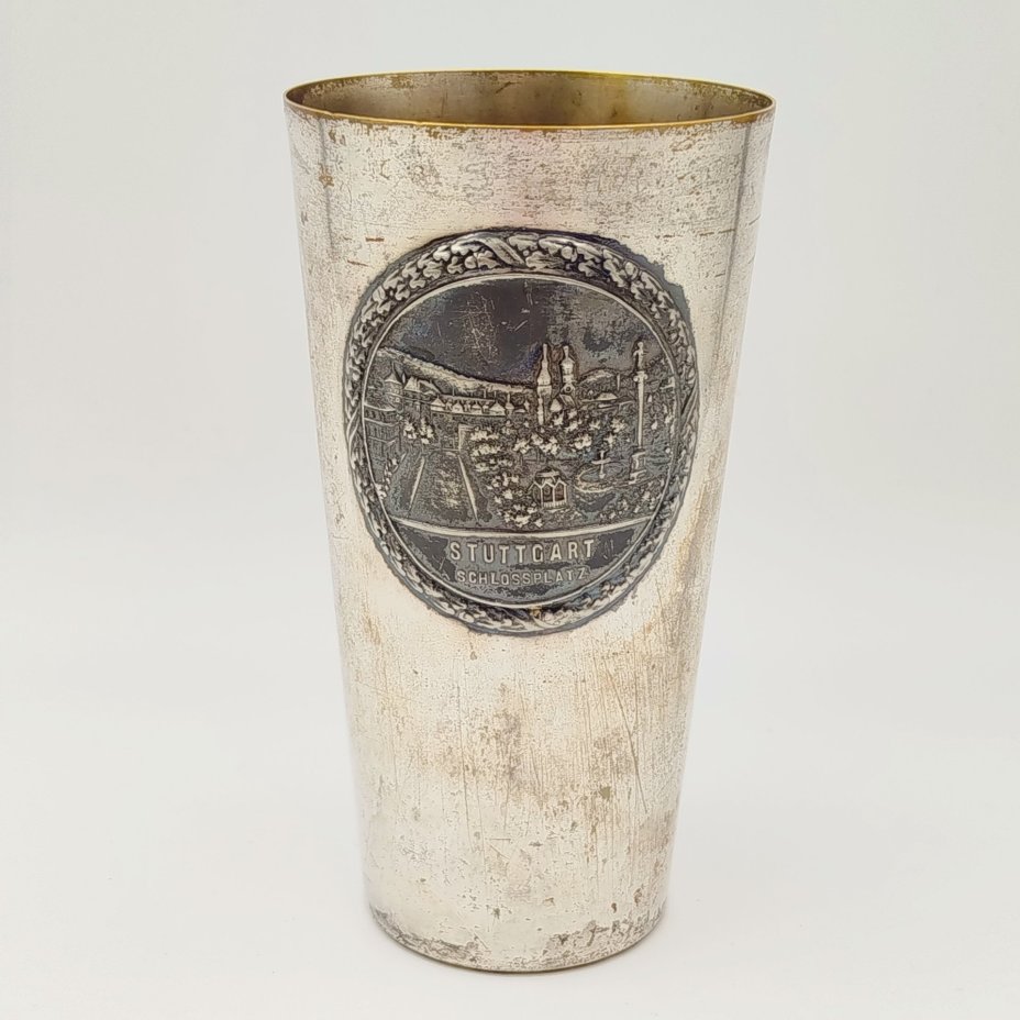 Стакан памятный "Замковая площадь в Штутгарте"
