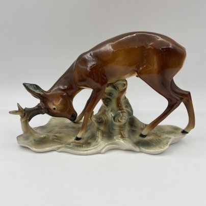 Статуэтка "Олень", фарфор, роспись, Fasold & Stauch Bock Wallendorf, Германия, 1960-1972 гг.