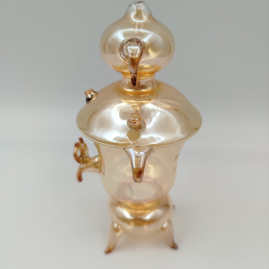 Статуэтка карамельного оттенка "Самовар"