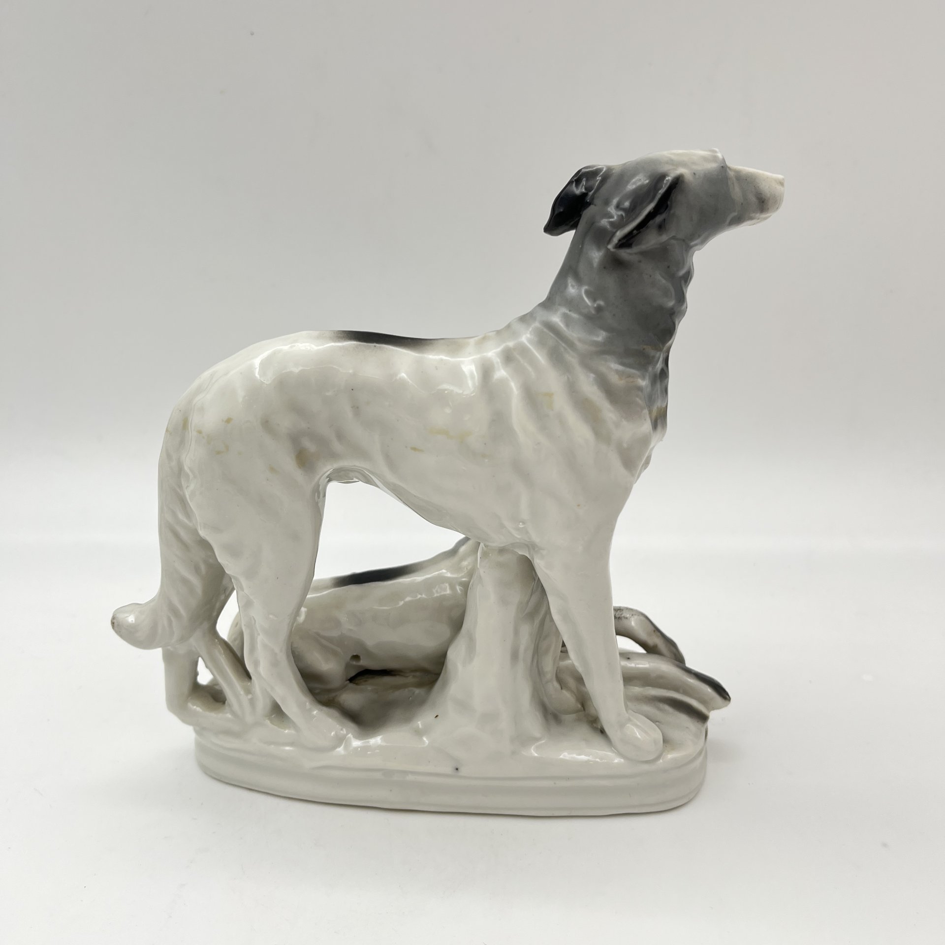 Статуэтка, "Гончие", фарфор, аэрография, Германия, 1940-1970 гг.