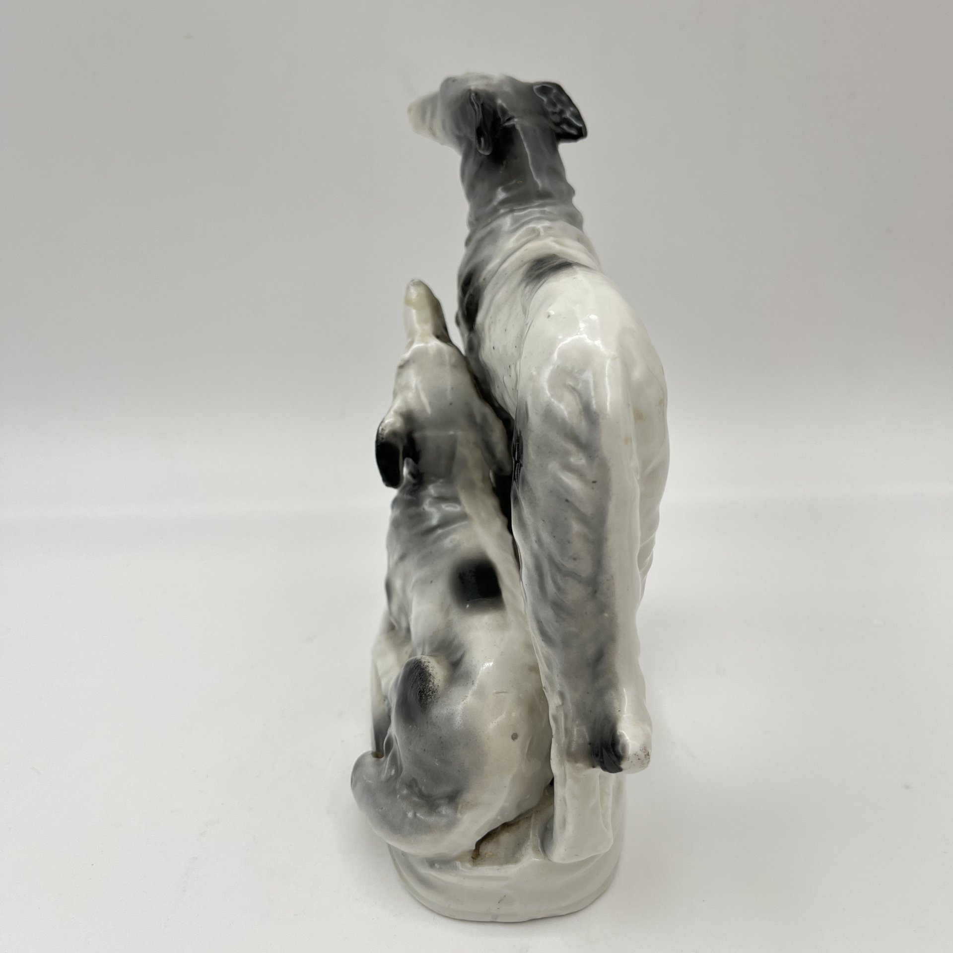 Статуэтка, "Гончие", фарфор, аэрография, Германия, 1940-1970 гг.