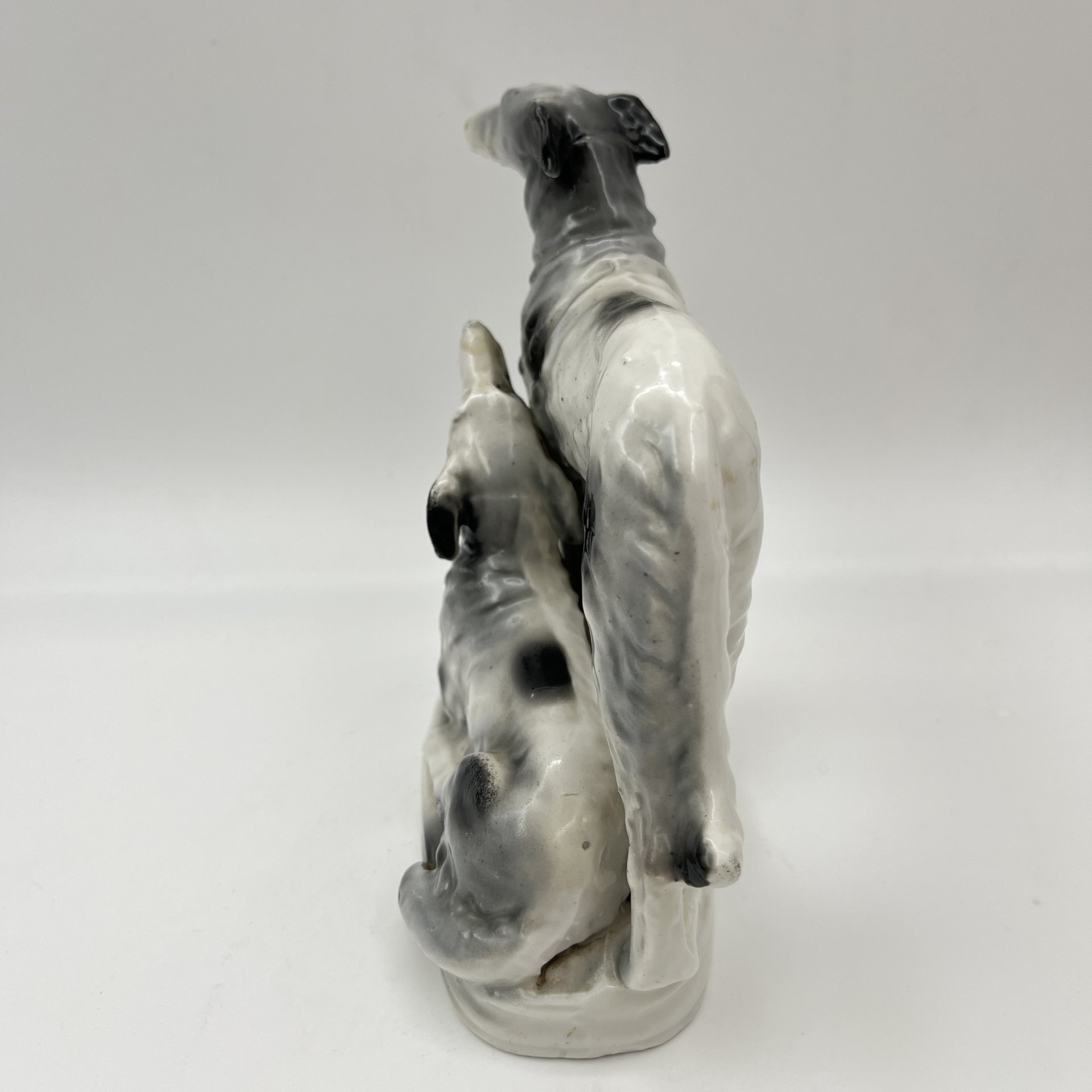 Статуэтка, "Гончие", фарфор, аэрография, Германия, 1940-1970 гг.