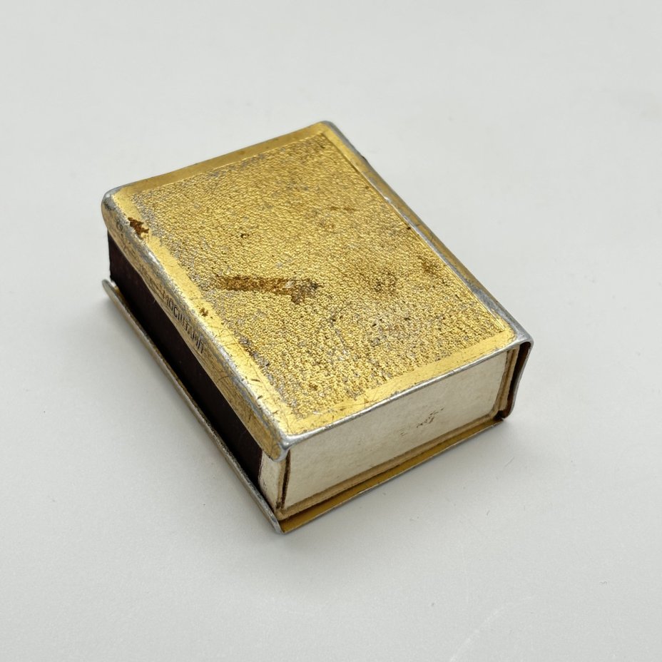Спичечница "ММФ СССР", металл, Завод «Мосштамп», СССР, 1970-1990 гг., Завод «Мосштамп»
